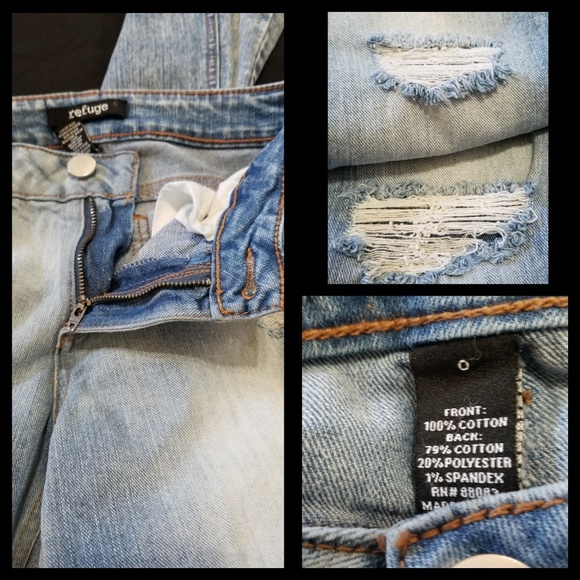 VTG Distressed Bell Bottom Jeans - Picture 8 of 8